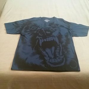 Ecko Ultd Bear face T-shirt XL (Navy Blue)